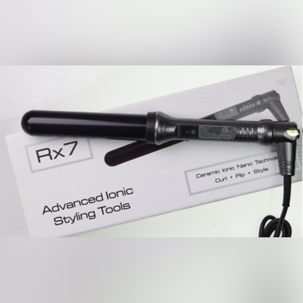 RX7 Advanced lonic Styling Tool Hair Curling Iron - Black